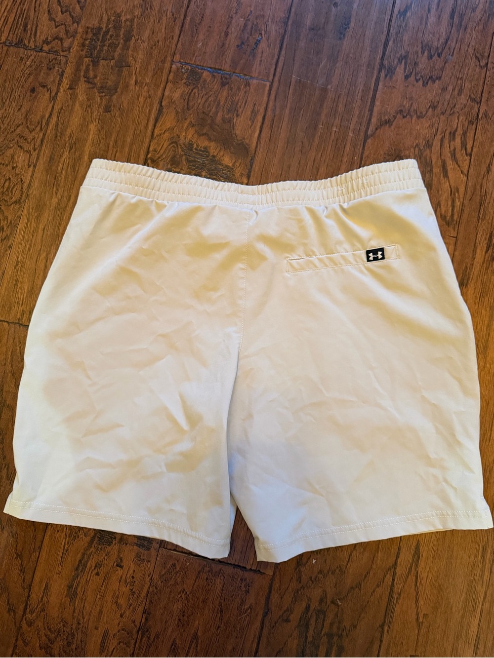 Under Armour Boys Khaki Elastic-Waist Shorts